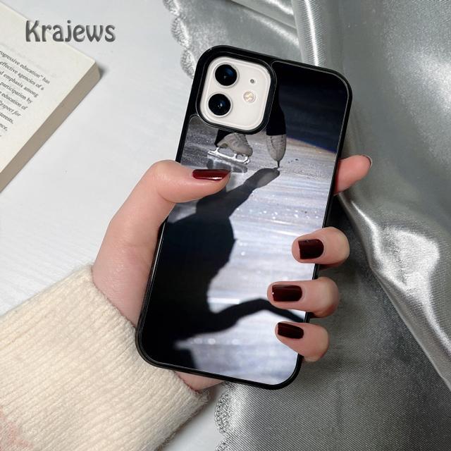 Figure Skating Dance Sport soft Phone Case Cover For iPhone 17 Air 16 15 14 plus 12 13 pro max coque Fundas