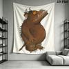 Gruffalo Nástěnná tapiserie Estetické závěsné na zeď Tištěná látková přikrývka Dekorativní tapiserie do ložnice obývacího pokoje Domácí dekorace