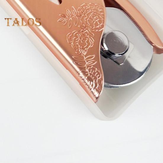 Buchpräger, handbetriebener Prägestempel, Edelstahl-Prägewerkzeug für Papier, Karton, Leder, Heimwerkerarbeiten