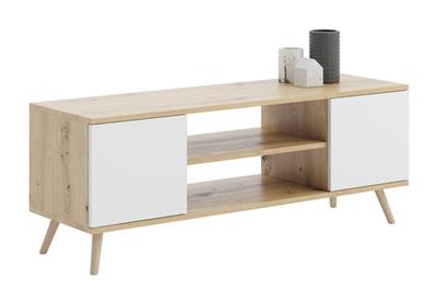 RTV Focus 155 Cm Oak Artisan White