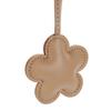 Tonecraft Flower Bag Charm, Simple, Orthodox Bag Charm, Popular, Stylish, Cute, Microfiber Leather, Squishy, beige