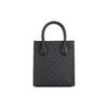Michael Kors Mk Mercer Klassisches Logo Anhänger Gold Label Kieselsteinleder Tragetasche Damen Tote Schwarz 35T1GM9C0I-BLACK