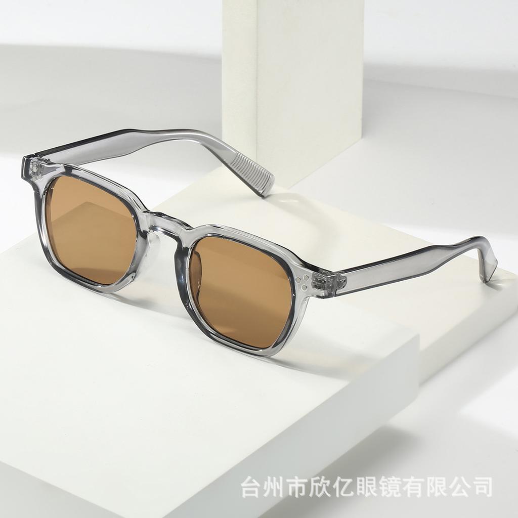New retro thick oval small frame high-end women's sunglasses, sun protection, ultraviolet men's sunglasses