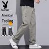 Men's Loose Straight Workwear Casual Pants