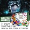 2021 Advent Calendar - 12 Pcs  Size Natural Crystal Agate Stone Rocks, Minerals & Fossils Advent Calendar