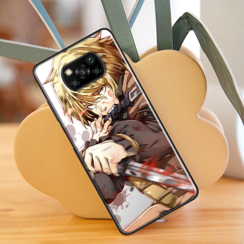 Thorfinn Vinland saga anime Pouzdro Pro Xiaomi Mi 11 Lite 9T 10T 11T Pro POCO X3 Pro X3 GT F1 F2 F3 M4 M3 Pro Pouzdro Kryt