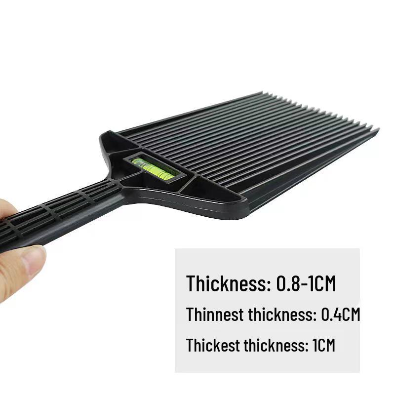 Herren Flachkopf Haarschneidekamm für Retro Pompadour Styling