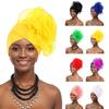 Party Headpiece Turban Cap Large Flower Beanie Cap Elegant Head Wraps  Ladies