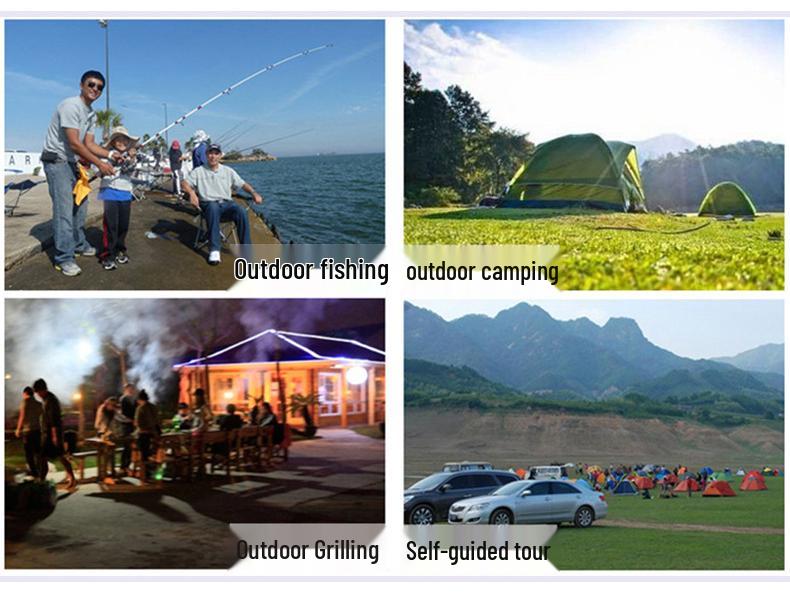 Sturdy Outdoor Folding Chair with Insulated Ice Pack - Comfortable for Camping, Barbecue & Fishing