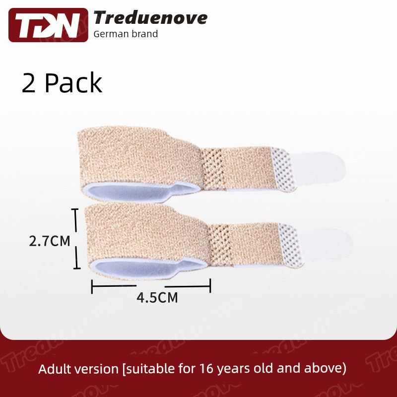 

German Toe Curved Bow Overlap Brace XL Adult Size [2 Pieces] One size
