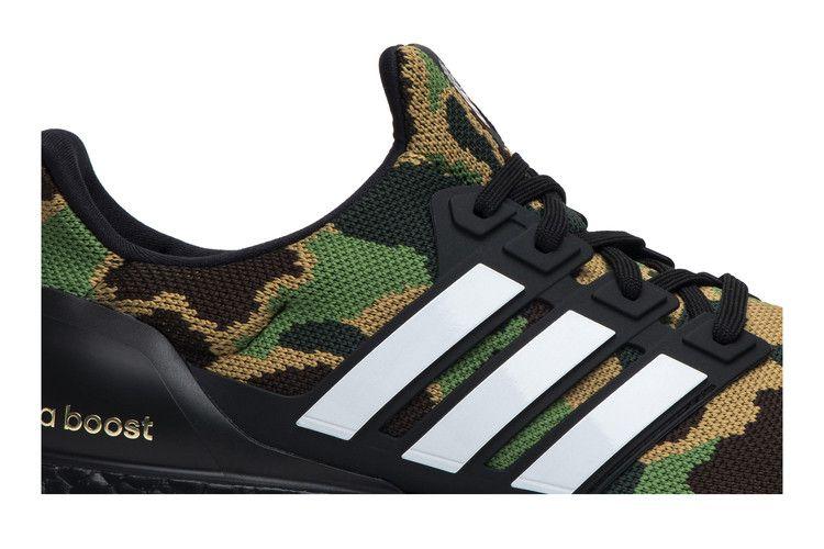 Men's Sneakers adidas Ultra Boost 4.0 Bape Camo Black/Green/Yellow