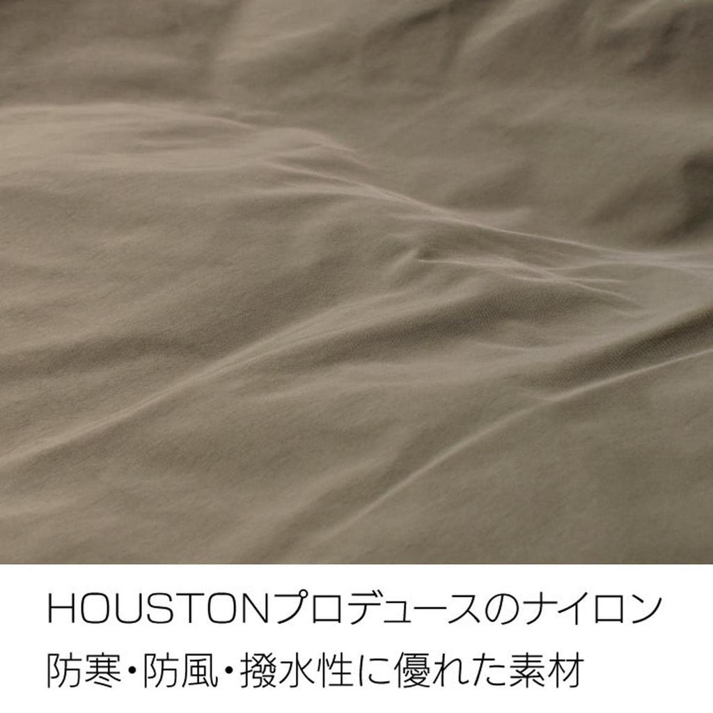 Nylon jacket outerwear [Houston] men's (American casual/military jacket/water repellent) (M size/black)
