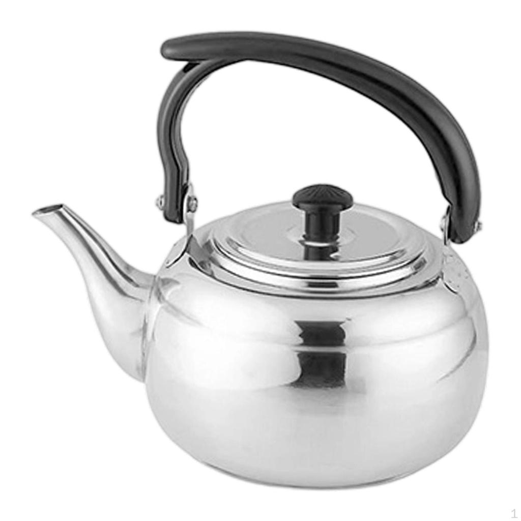 Stainless Steel Teapot Coffee Pot Kettle Versatile with for Boiling Water Tea Hotel