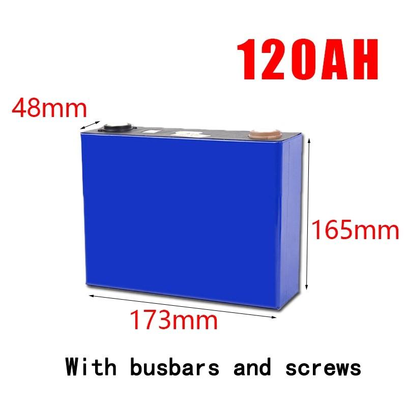 

120 Ач 3,2 В CATL Литий-ионный аккумулятор Перезаряжаемый Солнечный аккумуляторный блок С винтами и шиной Lifepo4 Аккумулятор 30AH