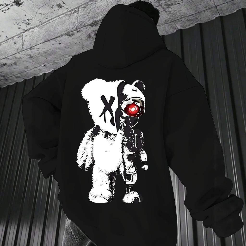 Factory Men's New Fashion Trend Kangaroo Pocket Hoodie Hoodie Printed Top