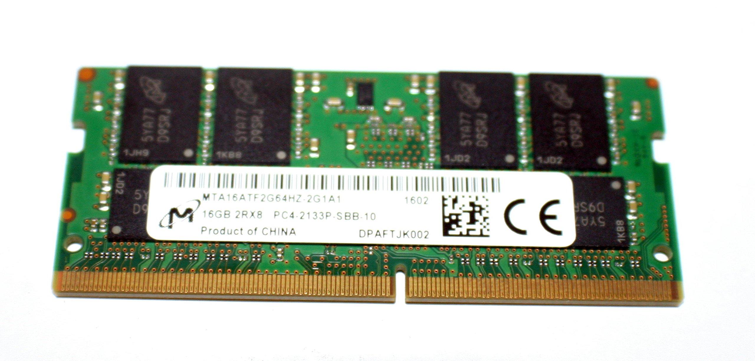 

Micron 16GB 2RX8 DDR4 Laptop Memory A1 PC4-2133P SO-DIMM MTA16ATF2G64Hz-2G1