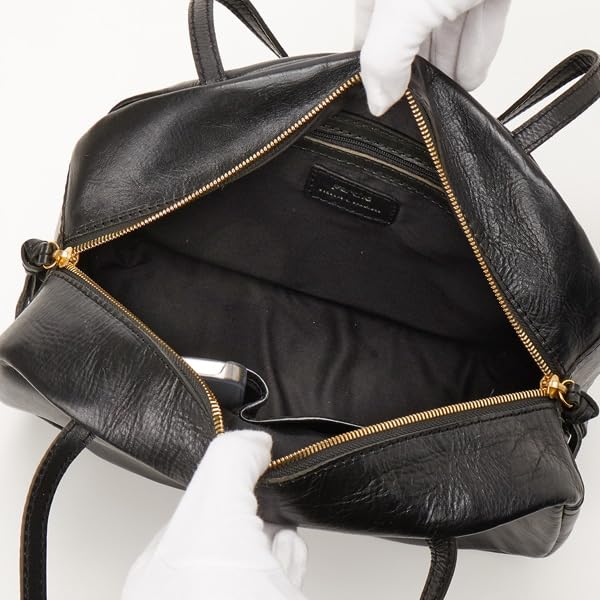 Perke Oval Leather Tote Silver Women's Bag, 80-00-00190,