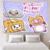 LankyBox Print Tapestry, Backdrop, Easy Setup, Ideal for Bedroom, Office & Living Room, with Aesthetic Wall Hanging Decor.