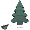3D Silicone Christmas Baking Molds, Tree-Shaped Candy & Cake Pan, Non-Stick Pie Mould Tray, Compatible with Christmas Tree Decor (2-Pack)