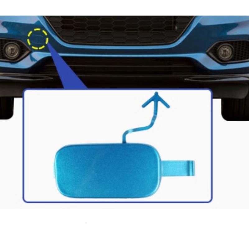 Genuine White Trailer Cover Front Bumper Bar Tow Hook Towing Hitch Rope Cap for Honda Vezel 2015 2016 2017 2018 2019 2020 2021