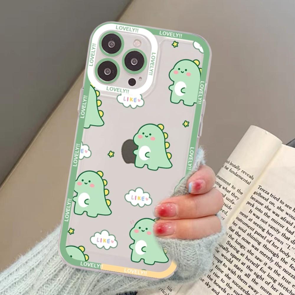 Lovely Little Dinosaur Phone Case For Redmi 7 8 9 A For Redmi Note 5 7 8 9 10 11 Pro Max 4G 5G Funfas
