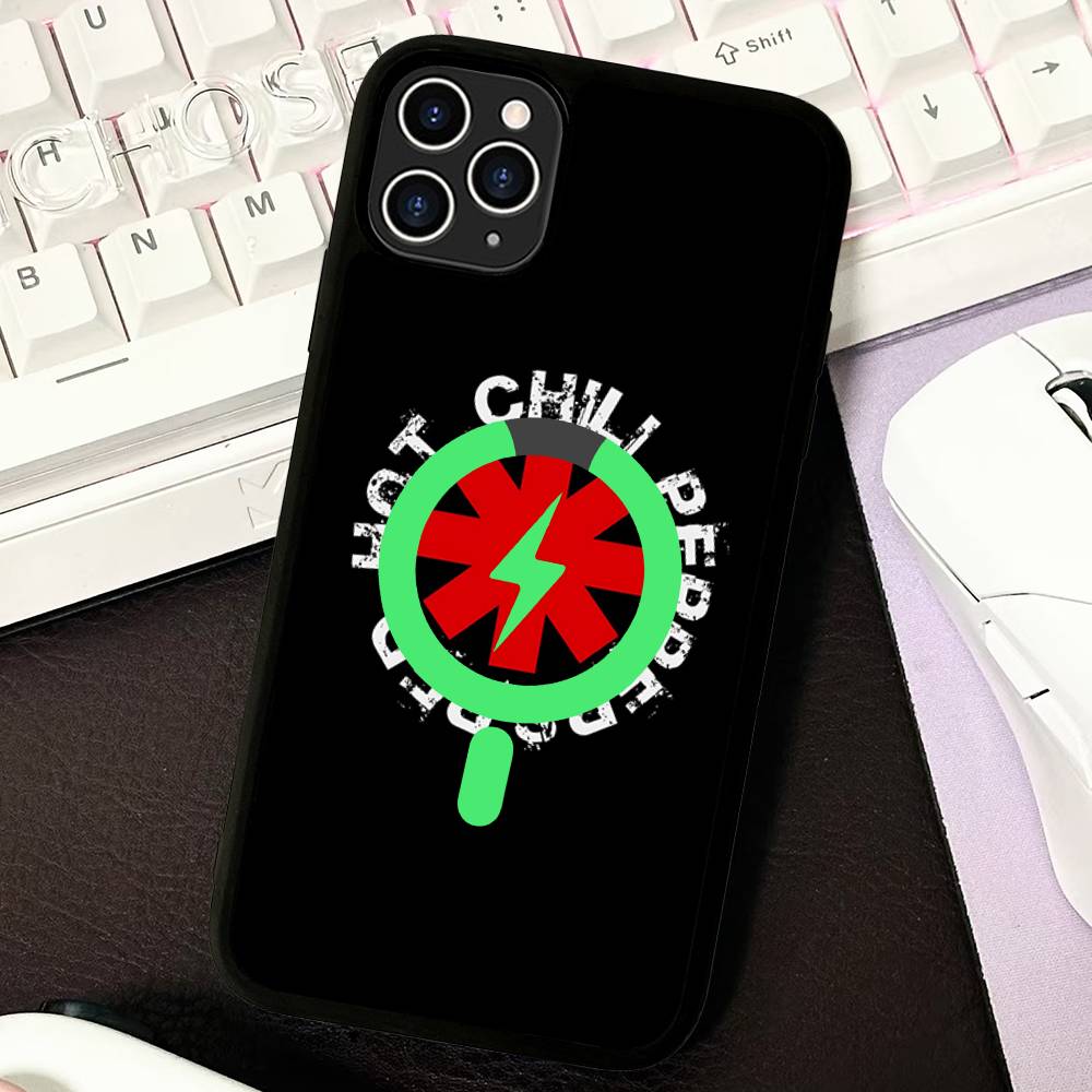 

Red Hot Chili P-Peppers Band For Magsafe Case For IPhone 17 16 Pro Max 15 14 Plus 13 12 11 Wireless Charging Phone Cover iPhone 11