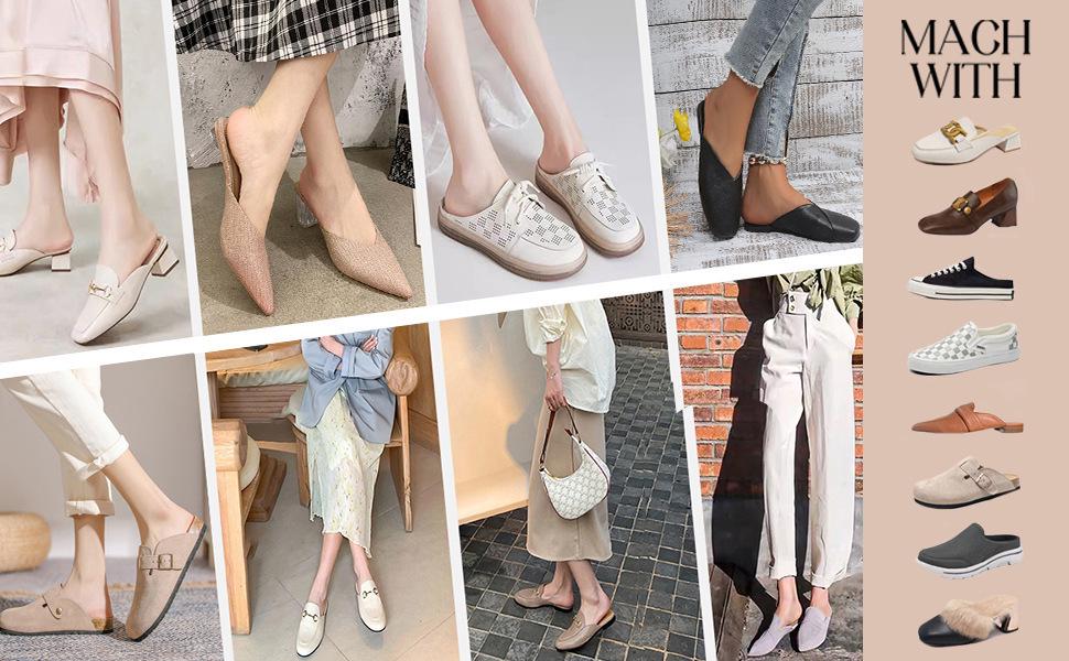 Women's Mules Toe Socks, Half Socks for Clogs