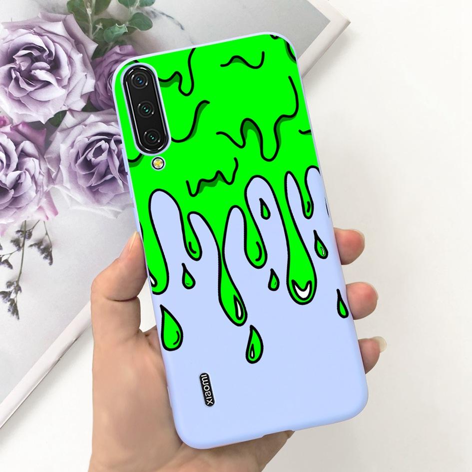 For Xiaomi Mi 9 Case Mi 9 Lite Back Cover Fashion Flower Slim Soft Silicone Funda On Xiaomi Mi 9 SE Mi9 Mi 9Lite Shockproof Capa
