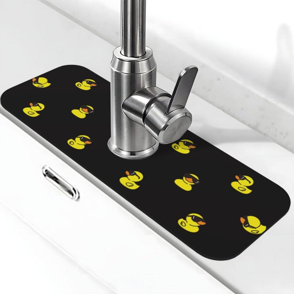 Badezimmerarmatur Ablass- und Wasserabsorptionsmatte für Waschbecken und Arbeitsplatten