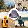 Fan Hats For Men Wide Brim USB Sun Hat With Fan Women's Caps For Fishing Golf Summer Hiking Boating Work Camping