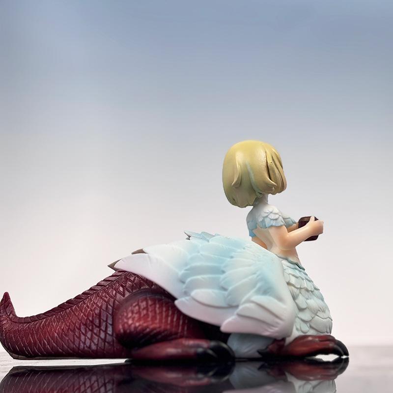10cm Deliziosa In Dungeon Chimera Falin Versione Q Statua GK Carina Ragazza Anime Figura Modello da Collezione Decorazione da Scrivania Regalo Per