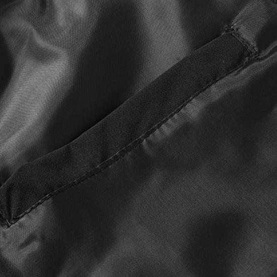 Herren Weste Mantel Stehkragen Ärmellos Reißverschluss Winterweste Oberbekleidung mit Taschen Einfarbig Verdickte Polsterung Baumwollmantel