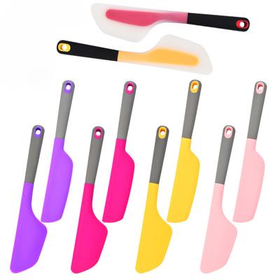 Large Silicone Baking Scraper Spatula Non-Stick Cake Pastry Scraper Cream Spatula Heat-Resistant Kitchen Baking Pastry Tools