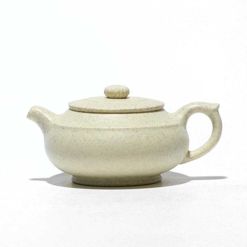 Traditional Yixing Purple Clay Teapots Handmade Pot Raw Ore  White Jade Segment Mud Tea Maker Kettle with Filter Zisha Tea Set