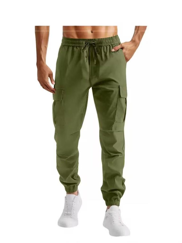 Pantalon de Sport Cargo d'Extérieur Multi-Poches pour Homme 2024 - Fitness & Course à Pied
