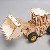 Forklift Model Children's DIY Handmade Science And Education Toys Bulldozer Forklift Excavator Handmade Science And Technology Small Production