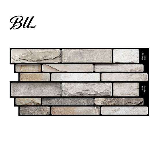 Removable Wall Covering Peel And Stick Backsplash, 3D Brick Panels, Self Adhesive Interior Decoration Materials Tile, Faux Stone Wallpaper,