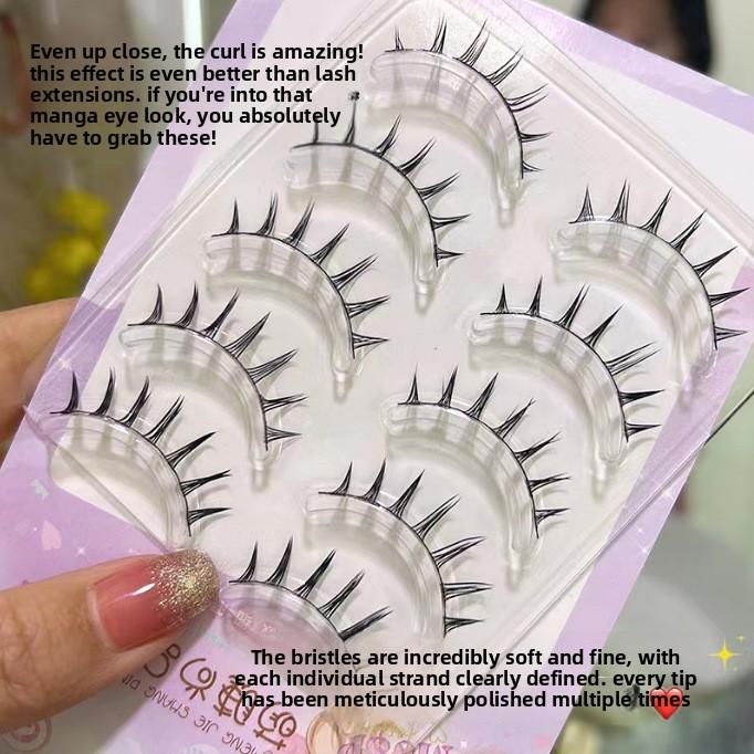 5 Pairs/set Thick false eyelashes natural simulation eyelashes eye makeup