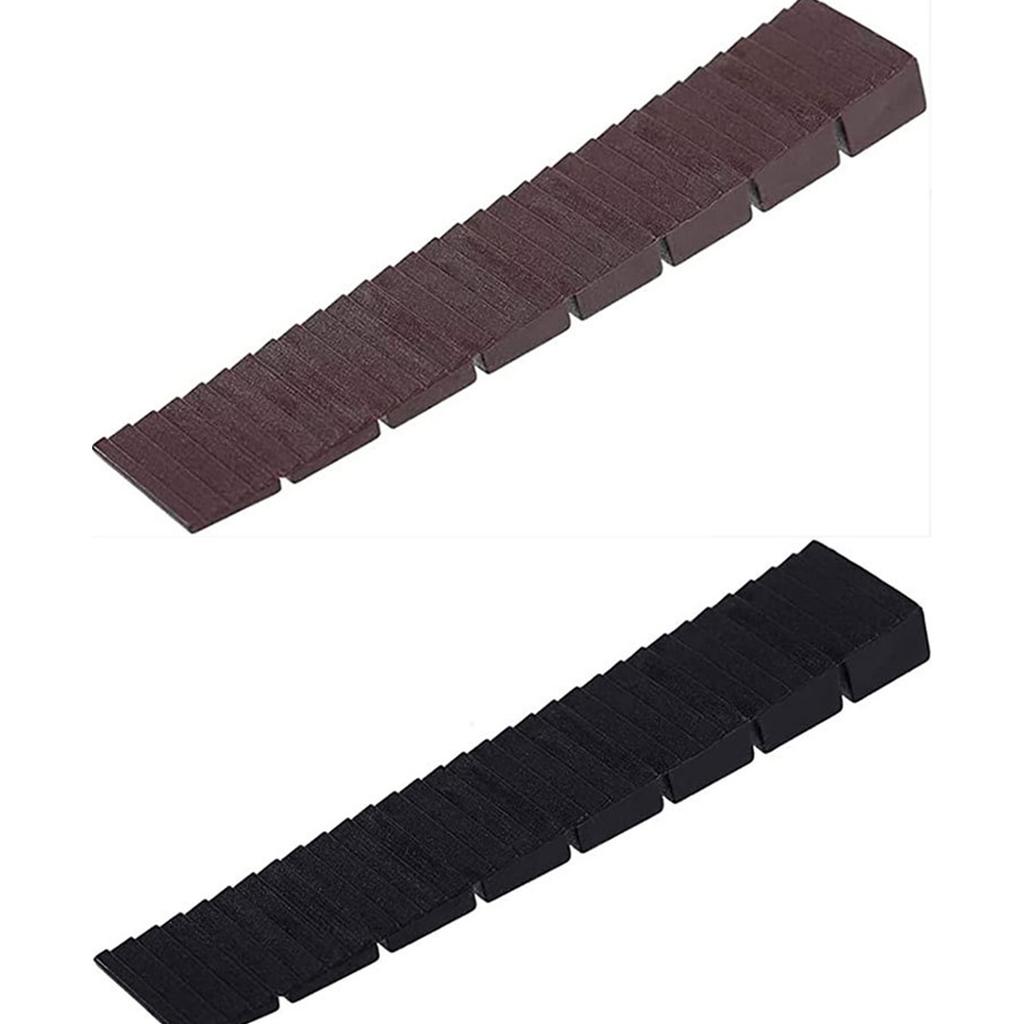 10Pieces Practical Furniture Wedges Plastic Shims for Leveling Tables Chairs Fridge Toilet Flexible and Stackabled