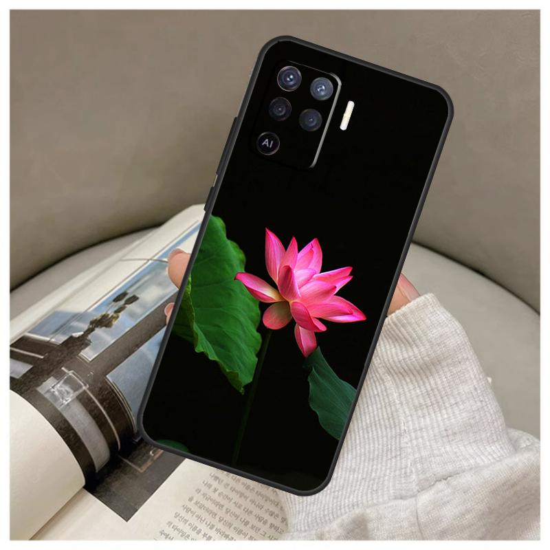 

Summer Lotus Case For Oppo A5 Pro A38 A58 A78 A98 A54 A74 A94 A18 A57 A17 A77 A80 A60 A40 A96 A76 A16 A15 OPPO A54 5G