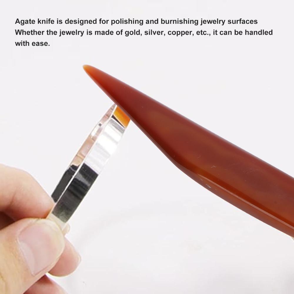 Multiple Sizes Agate Burnisher Agate Material Craft Polishing Tool  Copper Polishing