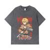 275 GSM Washed T-shirts 100% Cotton Vinland Saga V1 Thorfinn Print Unisex Heavy Cotton T Shirt