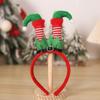 Shiny Christmas Hat Hair Hoop Elk Legs Deer Antler Hairband Christmas Headband  Family Matching