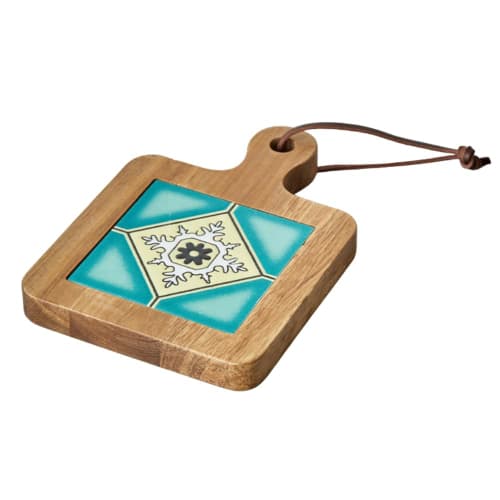 Ideamall Nordic-style Trivet, Stylish Wooden, Heat-resistant Tile (Type C)