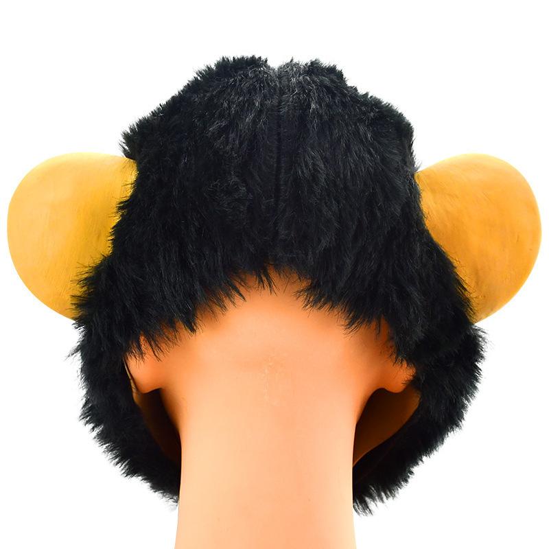 Novelty Lubber Latex Animal Head Mask Monkey Chimp Dog Head Mask Halloween Party Costume Masquerade Dressing Up Cosplay