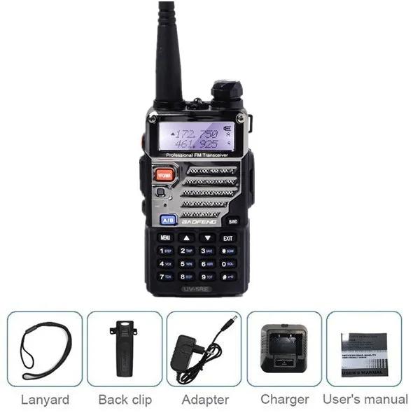 Nieuwe Baofeng uv 5re Portofoon VHF UHF Amateur CB Radio Transceiver Scanner Radio Station Geüpdatete UV-5R Talki Walki UV-5RE US