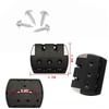 2Sets 3 Digits Luggage Lock Zinc Alloy Lock Catch Plastic Frosted Appearance Suitcase Password Security Lock With Screws