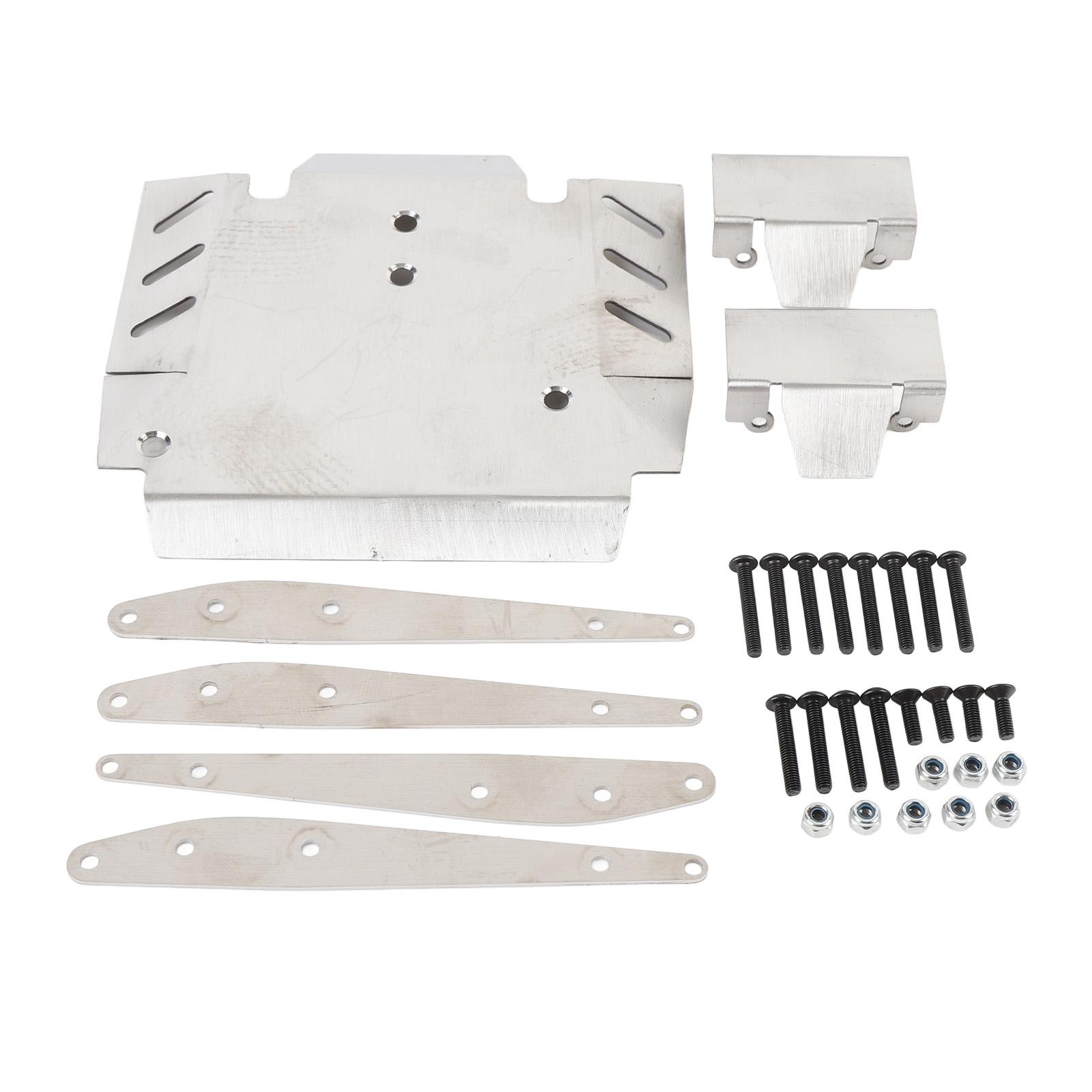 

RC Chassis Armor Guard Anti Collision Stainless Steel RC Skid Plate for Axial 1 10 RBX10 Ryft