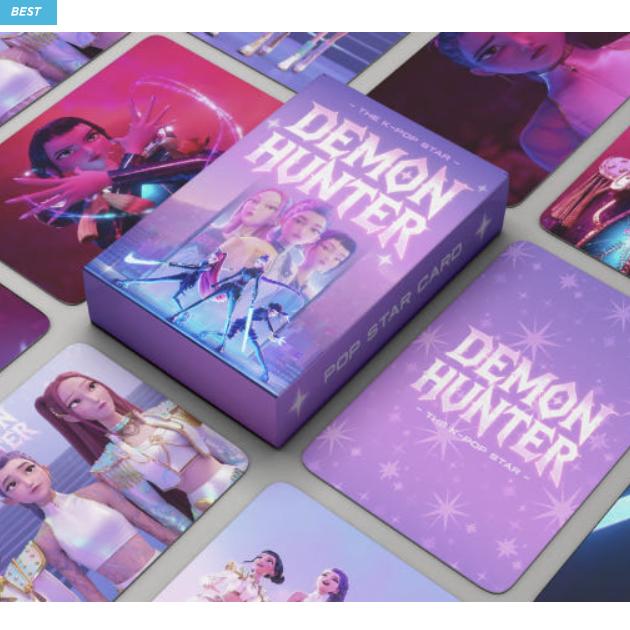 K-Pop Demon Hunters Photo Cards, Stickers (7 Options)