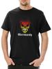 Classic German Soccer Skull Flag Men's T-Shirt Mens Womens Tees Top Soccer Fan Hooligan Skull